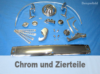 Chrom und Zierteile