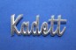 Preview: Logo "Kadett" on Boot Lid Kadett B Sedan