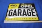 Preview: ALTOPELHILFE -  Blechschild " Opel Garage", geprägt