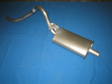 Front Muffler with Pipe over Axle Kadett C 1,0S/1,2S later 07-77