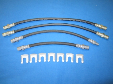 Brake Hose Set Kapitaen/Admiral/Diplomat B, complete with clamps