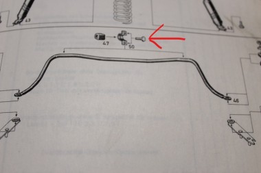 Screw Set Stabilizer to Frame Rekord C