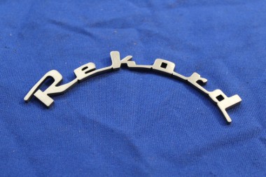 Schriftzug "Rekord" an Motorhaube / Kofferdeckel Olympia Rekord 1953-56