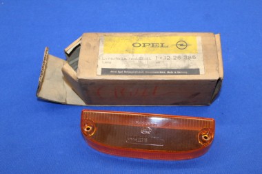 Front turn signal glas, ORIGINAL Hella