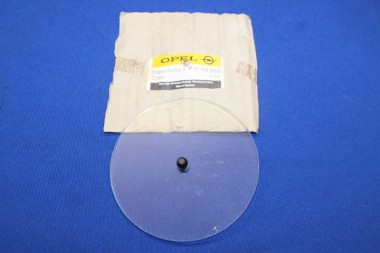 Glass pane for Time Clock Rekord C, late Chassis, MotoMeter