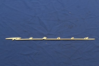 Schriftzug "Rekord" an Seitenwand hinten Olympia Rekord P2