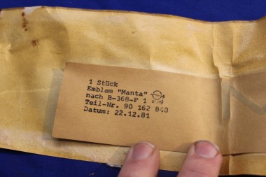 Preview: Aufkleber "Manta" hinten Manta B  Sportausstattung