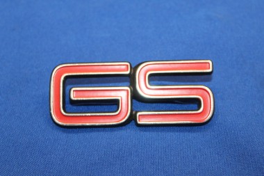 Schriftzug "GS" am Kofferdeckel Commodore B