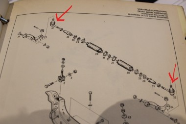 Preview: Spurstangenkopf Manta A + Ascona A , ORIGINAL-PAAR