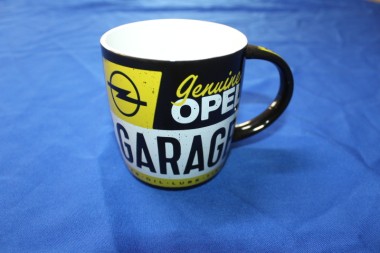 ALTOPELHILFE -  Tasse " Opel Garage "