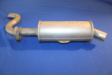 Exhaust Muffler rear Kadett C Caravan, with pipe