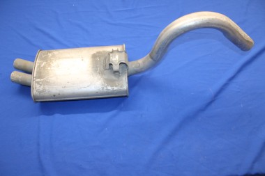 Exhaust Muffler front Commodore B GS + GS/E, later Chassis-No.