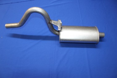 Exhaust Muffler front Manta/ Ascona B 1,2 + 1,9N, with pipe bent