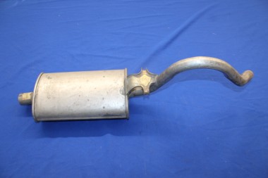 Exhaust Muffler front Kadett C City 1,2S, with pipe bent