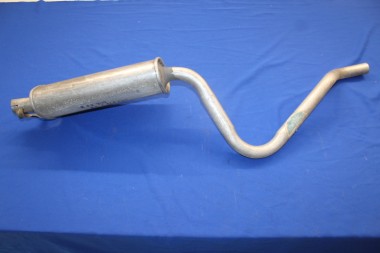 Exhaust Muffler front Rekord E 1,7N Caravan, with pipe bent