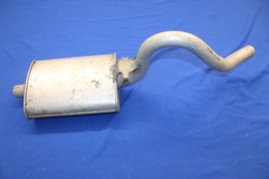 Exhaust Muffler front Kadett C 2,0E, with pipe bent