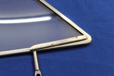 Preview: Drehfenster inkl. Chromrahmen vorn rechts Rekord A Coupé, BIS -FGST-Nr