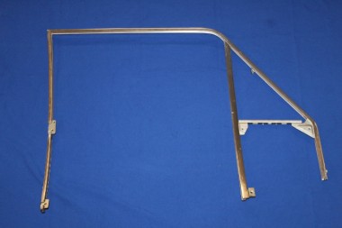 Preview: Chrom-Rahmen Tür- und Drehfenster links Commodore A/Rekord C, 2/3 türig