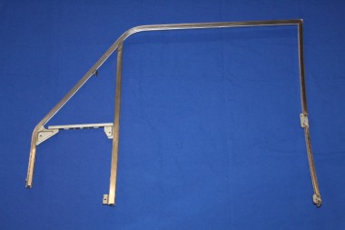 Preview: Chrom-Rahmen Tür- und Drehfenster rechts Commodore A/Rekord C, 2/3 türig