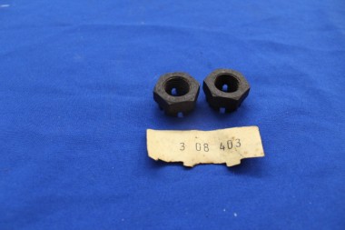 Kronenmutter-Paar Achsschenkel Olympia Rekord P1 + P2