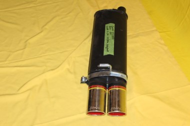 Preview: BONINI Doppelrohr-Auspufftopf hinten Kadett E 2,0GSI Schrägheck