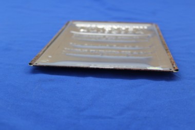 Preview: ALTOPELHILFE -  Blechschild geprägt  "Werkstattregeln"