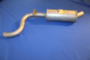 Exhaust Muffler rear Kadett C Caravan, with pipe