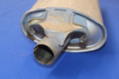 Preview: Auspufftopf vorn Rekord E 1,7N Limousine, mit Achsbogen