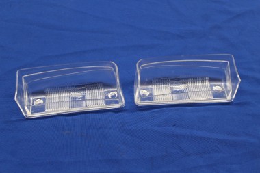 Pair of glasses for front turn signals white Kadett C later 08-77