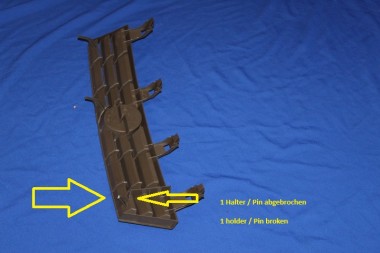 Preview: Kühlergrill / Kühlergitter Rekord E2, BRAUN