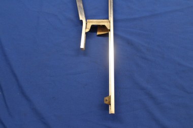 Preview: Chrom-Rahmen Tür- und Drehfenster links, Rekord P1 2-trg