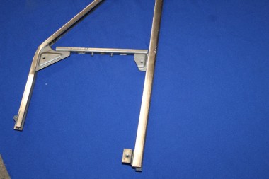 Preview: Chrom-Rahmen Tür- und Drehfenster rechts Commodore A/Rekord C, 2/3 türig