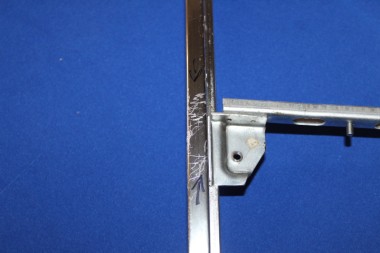 Preview: Chrom-Rahmen Tür- und Drehfenster rechts Commodore A/Rekord C,  4/5-türig