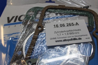 Dichtsatz Zylinderkopf 1,7 + 1,9 bis FGST-Nr,