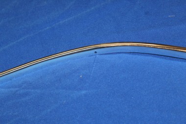 Preview: Chromleiste Regenrinne hinten links Commodore A / Rekord C, 4-trg Limousine