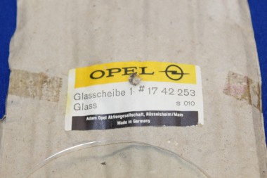 Glasscheibe für Zeituhr Rekord C ab FGST-Nr , MotoMeter