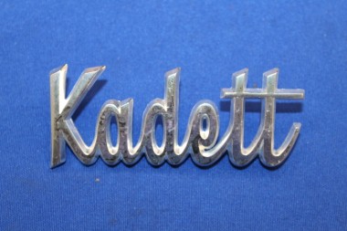 Logo "Kadett" on Boot Lid Kadett B Sedan