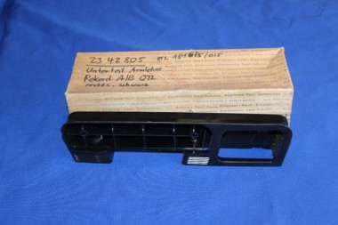 Preview: Armlehnen-Unterteil SCHWARZ Rekord A/B, rechts