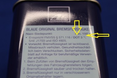 Preview: Bremsflüssigkeit DOT-3, 100ml-Dose