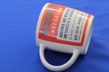 Preview: ALTOPELHILFE -  Tasse " Werkstatt-Regeln"