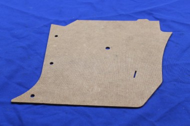 Fussraumverkleidung seitlich rechts beige, OHNE Scheckheftfach
