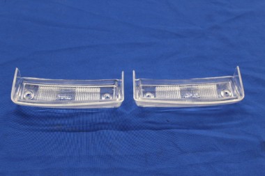 Pair of glasses for front turn signals white Kadett C later 08-77