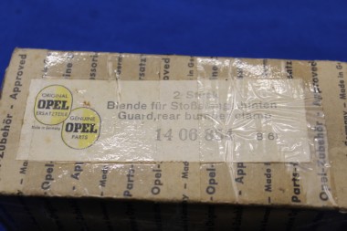 Chromlaschen-Set für Stossstangen Olympia Rekord 1957