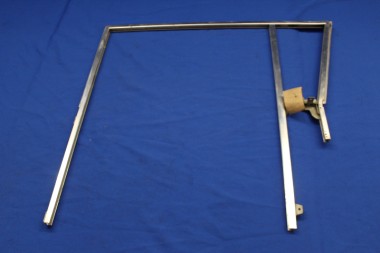 Preview: Chrom-Rahmen Tür- und Drehfenster links, Rekord P1 2-trg