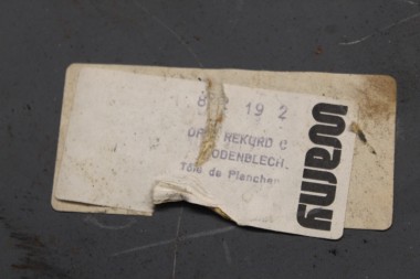 Preview: Bodenblech unter Rückbank rechts Rekord C, Commo A