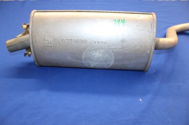 Preview: Auspufftopf vorn Rekord E 1,7N Limousine, mit Achsbogen