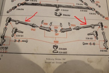 Axialgelenk / Spurstange Kadett A/B, M12