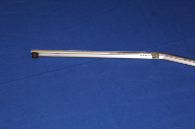 Chrome Frame Door- and Ventilation window front left Rekord P2 Caravan