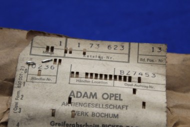 Chromleiste Türfensterrahmen hinten rechts Ascona A