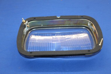 Headlight glass with frame Commodore A, Rekord B/C